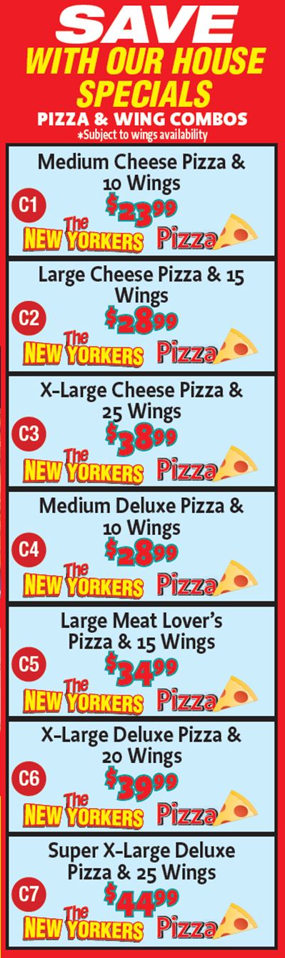 Save with our House Specials